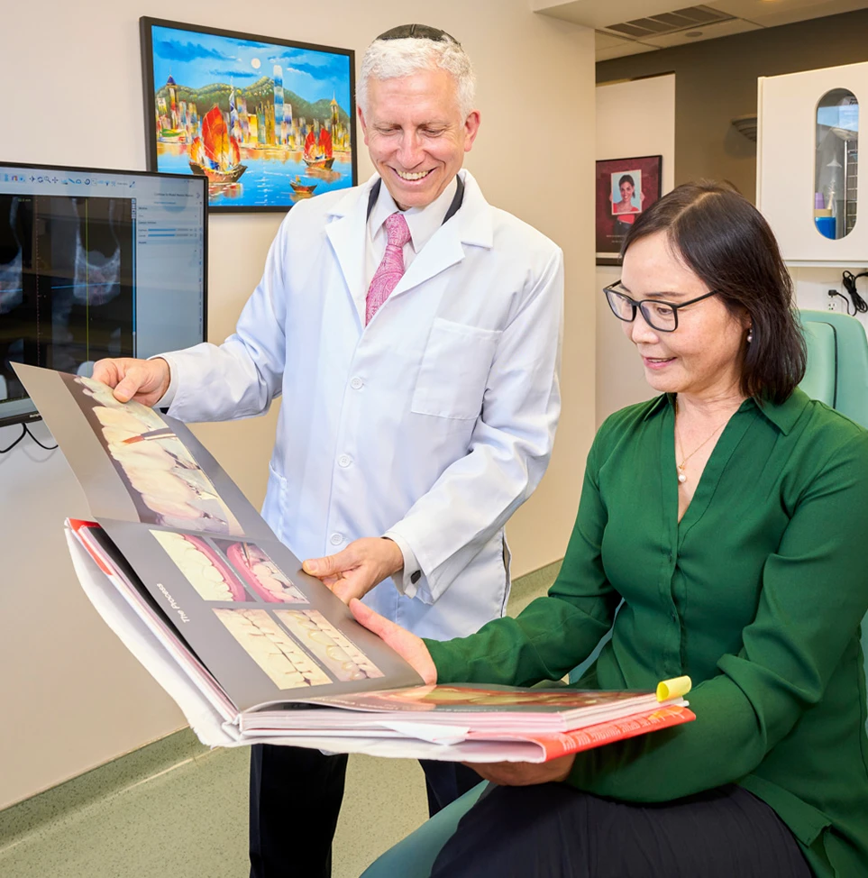 smile makeover patient at Brookline Smile Artists