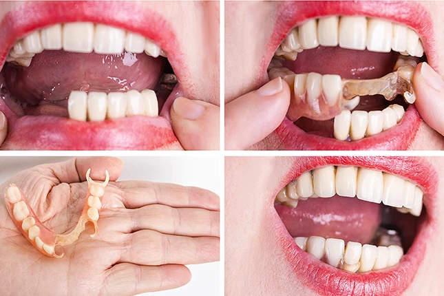 how to fix dentures